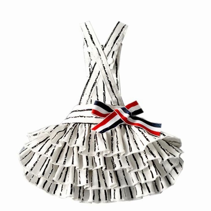 2021セール お求めやすく価格改定 送料無料 ペット服 ストライプ リボン ワンピース ドッグウェア お出かけ おしゃれ 着回し抜群 犬 服 お散歩 超可愛い かわいい 通年 犬用のスカート ペット用スカート メール便OK integrateja.eu integrateja.eu