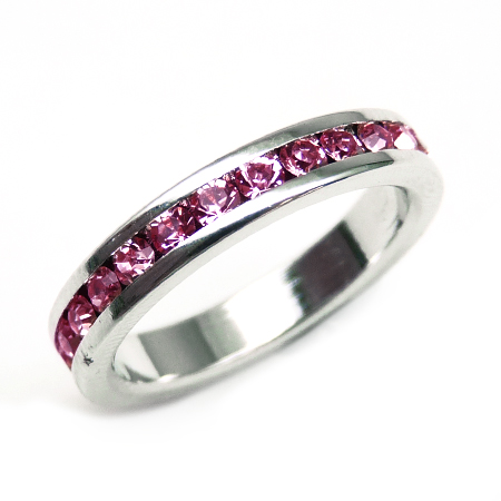 アクセが豊富 3000種類の品揃え kor298 3号 5号 7号 10号 12号 15号 輝くピンクCZダイヤ キュービック・ジルコニア かわいいピンキーリング 高級プラチナRG加工 パーティーや結婚式、プレゼントにもファッション アクセONE プレゼント ギフト おしゃれ あす楽 新作 服 春 春物 春服 夏