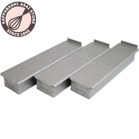 行楽・通勤通学のお弁当箱にピッタリのサンドイッチパン用 １本1 3斤分だからレシピの応用もしやすい   アルタイト食パン型 マルチ スリム3本組 レシピチーム企画開発商品 レシピも充実 パン作り道具