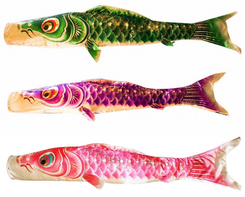 最高級鯉のぼり 勢雅 単品 1m 口金具付 撥水仕立 オリジナル地染め高級ポリエステル生地使用