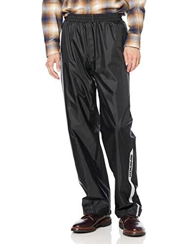 幸せなふたりに贈る結婚祝い 着後レビューで コミネ KOMINE バイク用 STDレインパンツ ブラック XS RK-548 12968 雨具 カッパ integrateja.eu integrateja.eu