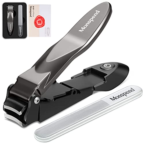 Monspend 爪切り つめきり 最新人気ランキング  爪切 ステンレス製 滑し止め 男女兼用 手足