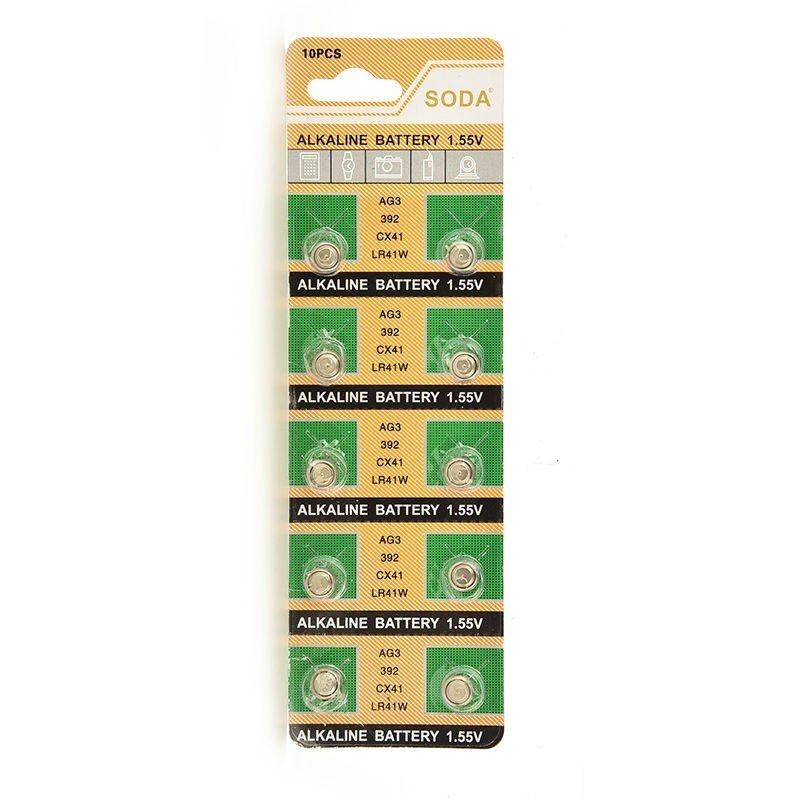 ■何点でも送料80円■ボタン電池１０個■LR41 AG3 392A CX41 LR41W 1.55V■複数可
