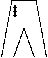 股下刺繍 1文字単位 合気道 股下刺繍（約2.5 x 2.5cm）（1文字税込220円）※文字数に合わせて個数を変更して下さい