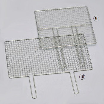 焼アミ ダブルハンドル クロームメッキ 50cm