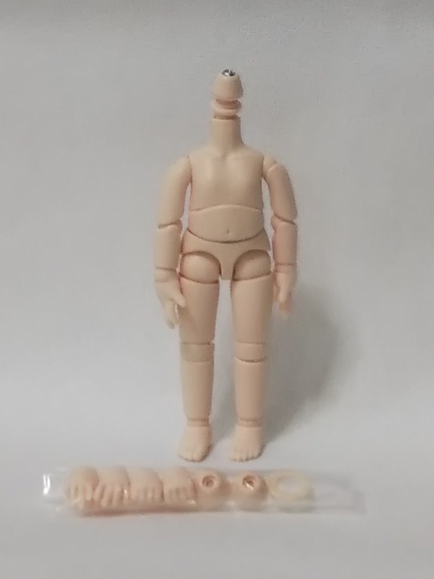 市販フィギュアを金縛りから解放！ 送料込 OB11 オビツ11cmボディ マットホワイティ 磁石なし 11BD-D01MW