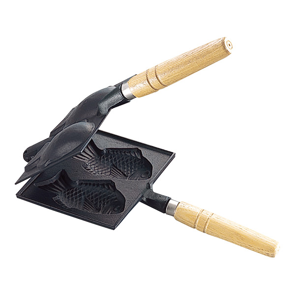 業務用でも家庭用でも人気のたい焼き器 送料無料   たい焼器 鉄 鋳鉄 鋳鉄物 たい焼き器 たい焼き たい焼きプレート フライパン 池永鉄工