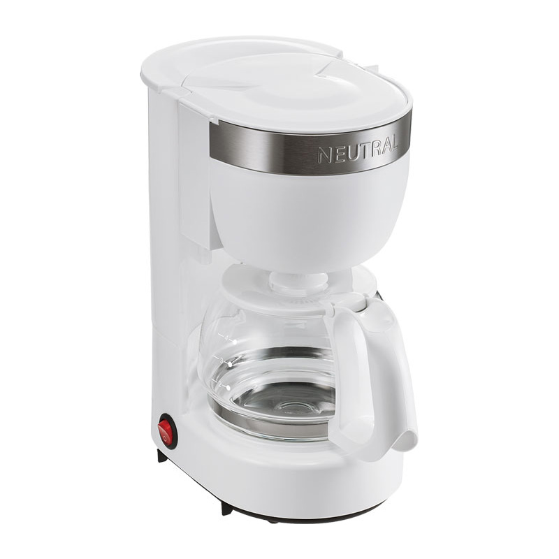 1度に4杯分のコーヒーが淹れられるドリップ式。 ラドンナ LADONNA NEUTRAL アロマ コ-ヒーメ-カー ホワイト NR-K-CM1-WH Toffy トフィー キッチン家電 家電 コーヒー メーカー ドリップ式 ドリップ 蒸らし 白