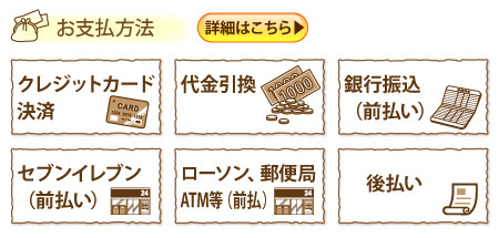 お支払方法について