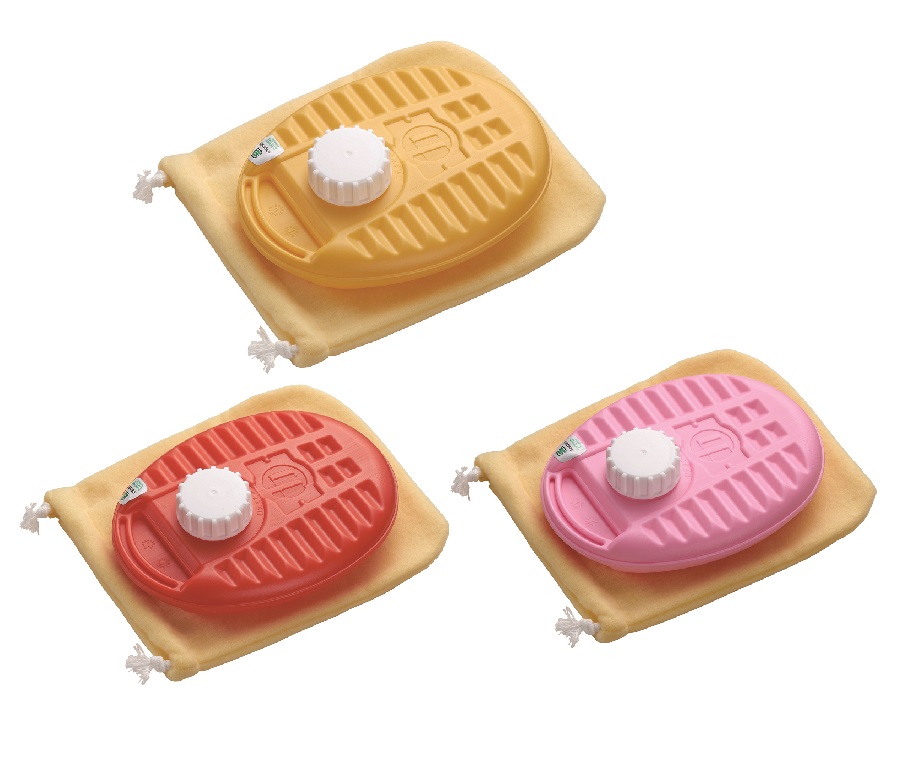 小型ケトル1回湯沸かしで満水OKデスクワークやアウトドアにも!足元あったか！からだポカポカ♪  ポリ ミニ 湯たんぽ 0.6L  600ml  （袋付き） 日本製 SGマーク