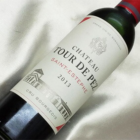 シャトー トゥール・ド・ペズ  2013   ハーフボトルChateau Tour de Pez  2013年  1 2フランスワイン ボルドー サンテステフ 赤ワイン ミディアムボディ 375ml