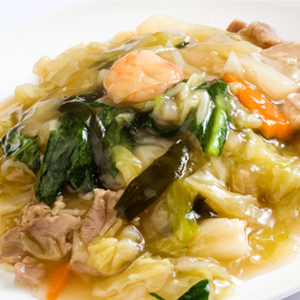 香ばしい麺に、とろ～り具沢山のあん！  広東風やきそば≪１食≫〈蓬莱 豚まん ホーライ ほうらい 肉まん 大阪〉