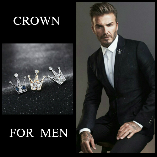 男女兼用なのでペアでつけるのもあり♪1kg以内なら何個注文しても送料は同じです。 男女兼用 王冠   クラウン  ブローチ