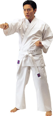 3,980円 税込 以上で 送料無料 九櫻 九桜   空手 晒太綾空手衣 上衣  S-2