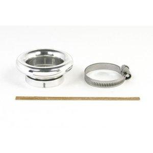 SP武川 カールエア-ファンネル  ポリッシュ  ミクニVM26 フラット24 取付径44.4mm 品番:03-01-0017