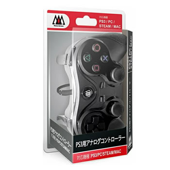 女の子向けプレゼント集結 受注生産品 6 1限定 抽選で最大100%ポイントバック 要エントリー スリーアロー PS3用アナログコントローラーブラック振動機能なしTHA-SN502 integrateja.eu integrateja.eu