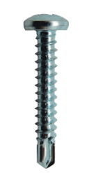 九飛勢螺 ピアスビス ドリルネジ PAN（なべ） 鉄メッキ（三価クロメート） 4×13mm