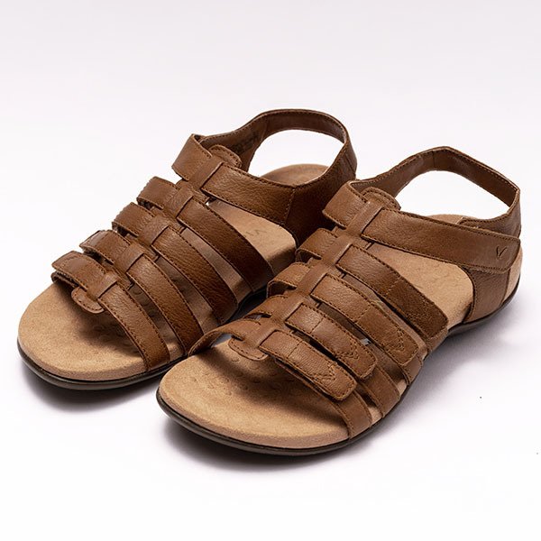 扁平足 足のねじれ 靴に悩むすべての女性のために Vionic シューズ サンダル レディース HARISSA モカ ハリッサ 茶 バイオニック 靴 O脚 矯正 室内履き オフィスサンダル ナースサンダル