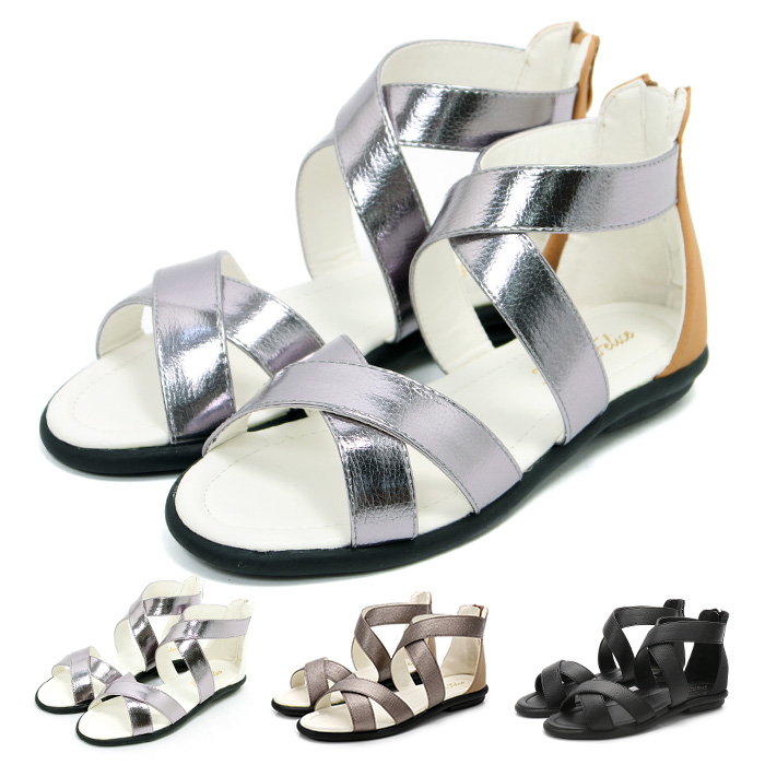 【67%OFF!】 SALE 102%OFF グラディエーター サンダル セクシー フロントクロス ペタンコ 大きいサイズ 3L 痛くなくて歩きやすいシンプルフラット ストラップサンダル フラットシューズ ワイズ 3E 幅広 レディース靴 歩きやすい ローヒール 疲れない ヒール 白 ホワイト 旅行 可愛い おしゃれ ぺたんこサンダル シルバー キャメル アンクルストラップ 春夏 25cm ff-044 integrateja.eu integrateja.eu