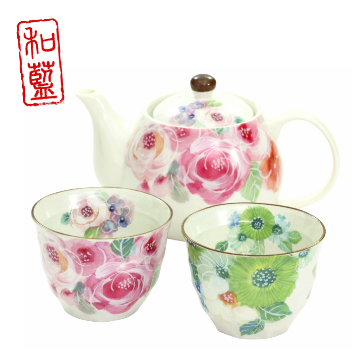 評判 2022春夏新色 結婚祝い プレゼント ギフト ポット 急須 土瓶 紅茶 コーヒー まったり 人気 おすすめ 食器 業務用 飲食店 カフェ うつわ 器 おしゃれ かわいい 引き出物 誕生日 贈り物 贈答品 和藍 百花繚乱 ポット茶器 来客用 セラミック藍 integrateja.eu integrateja.eu