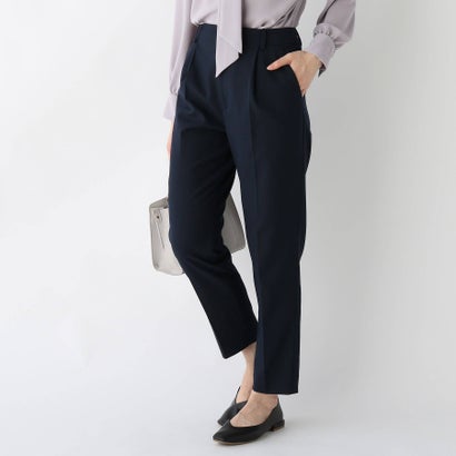 インデックス INDEX レディースアパレル スーツ ロコンド  インデックス INDEX DELEGANT起毛ツイルテーパードパンツ   ネイビー