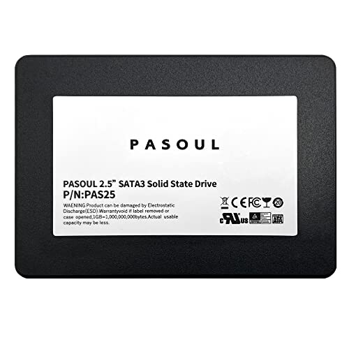 PASOUL SSD 256GB 内蔵2.5インチ SATA3.0 6GB sに準拠 3D NAND 最大読取り550MB s 最大書込み480MB 厚さ7mm