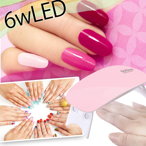 ジェルネイルに♪  ジェルネイルに♪6WLEDライト★持ち運びに便利なUSBタイプ | ledライト led ライト ジェルネイル ジェル セルフネイル ネイル ネイル用品 ネイルグッズ ネイルライト 道具 ネイルサロン ネイリスト ネイル工房