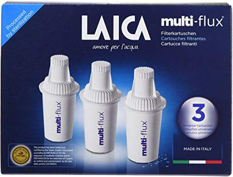 ライカピュア・ＷＡＬ・ＢＲＩＴＡ（ブリタ）等に対応  LAICA ピッチャー型浄水器用カートリッジ３本入 LCC-03 。