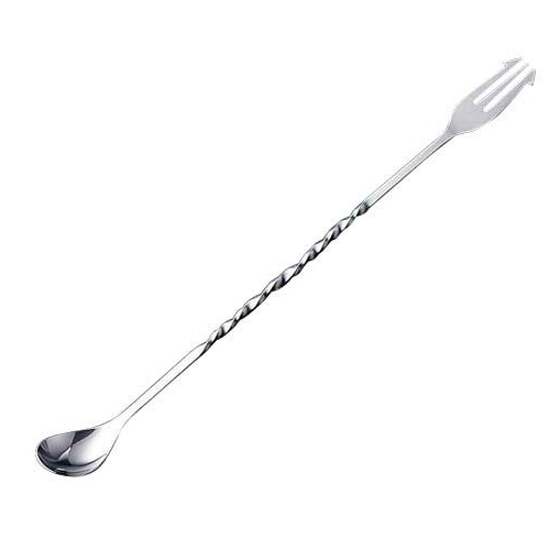 カクテル、焼酎、酎ハイ作りに！ SALUS セーラス バースプーンフォーク 大 SL