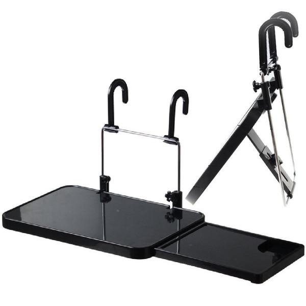 ノートパソコン 食事 軽作業 に最適 車載用 テーブル 折りたたみ式 ハンドルテーブル