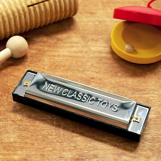 オランダ発！子供用のかわいいハーモニカ。楽器おもちゃ ハーモニカ こども 楽器 おもちゃ 子供 初心者 オランダ New Classic Toys ニュークラシックトイズ ハーモニカ