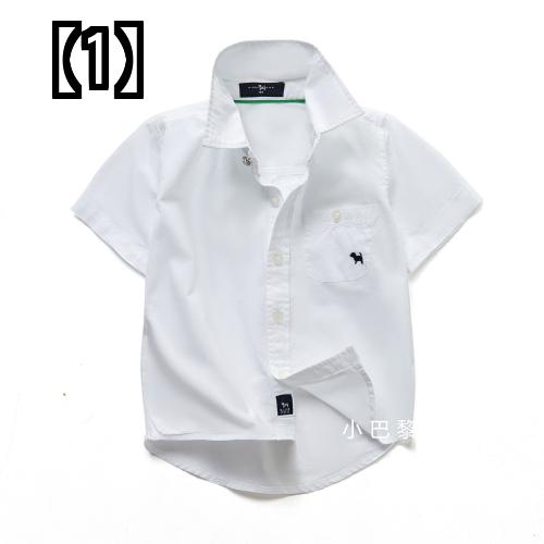 子供シャツ 子供用シャツ キッズシャツ キッズ用シャツ シャツ 綿 半袖 キッズ 子供 男の子 春 夏 ホワイト ピンク ライムグリーン ブルー ストライプブルー ストライプレッド チェック