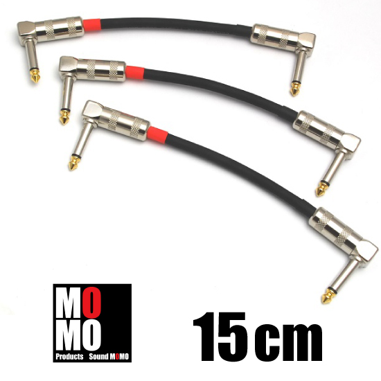 優先配送 新作通販 15cm L-L型 国産 ベルデン BELDEN 8412 黒15cm L-L型プラグ付ギター ベース用 パッチケーブル 3本－配送料無料－ integrateja.eu integrateja.eu