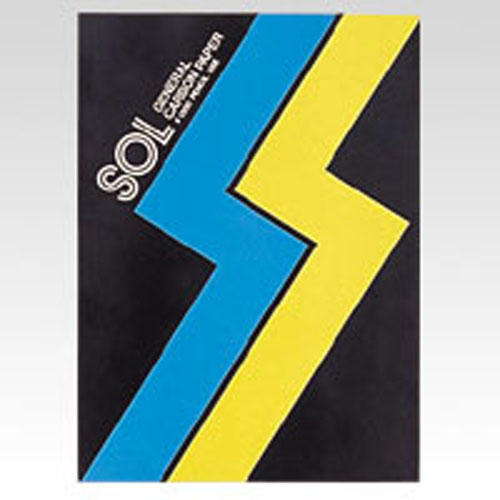 ゼネラル ゾル・カーボン紙（片面）＃１３００ 黒 1300 クロ