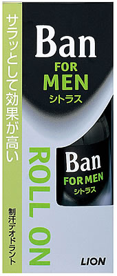 ライオン Ban バン 男性用ロールオン  30mL  制汗剤