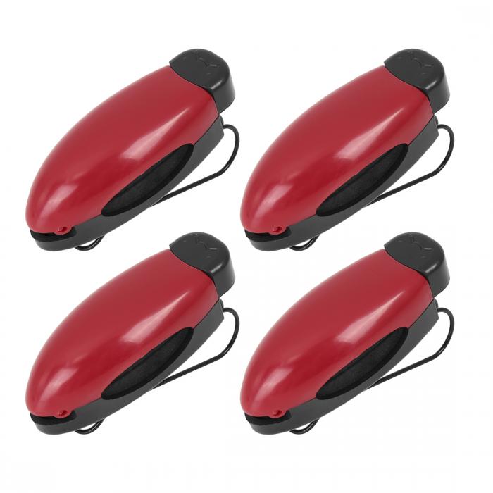 おしゃれ 新しい uxcell サンバイザーメガネ サングラスカードホルダークリップ プラスチック素材 レッド ブラック 4個入り integrateja.eu integrateja.eu