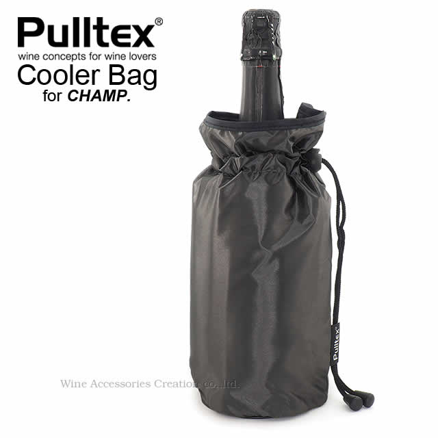 氷や水が不要な保冷剤内臓のフルボトル用クーラーバッグ プルテックス クーラーバッグ シルバー TEX782SV